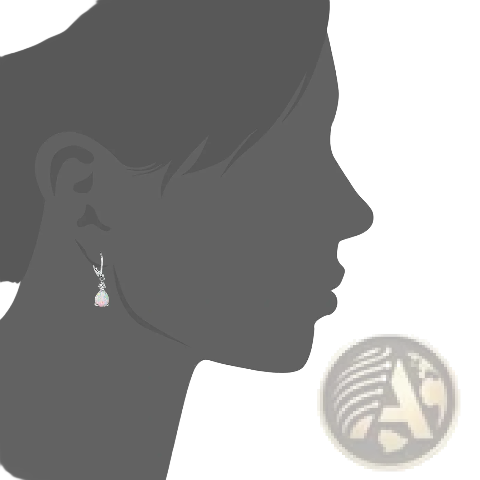 Delicate rose gold opal teardrop earrings with pink opal pendant and diamond accents elegant silver setting