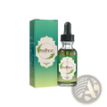 Green gradient box and glass bottle of eelhoe rosemary hair essential oil for growth 60ml with black dropper cap