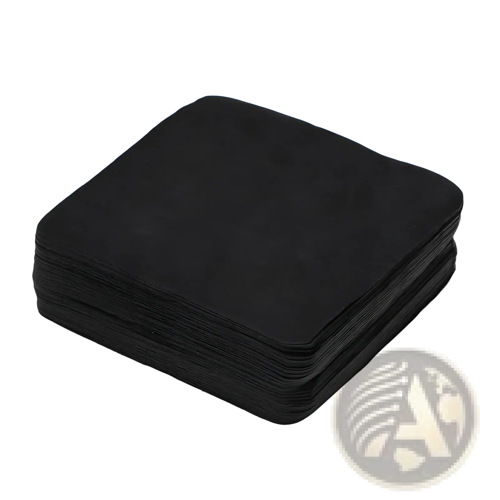 Stack of black suede cleaning cloths for round steampunk metal sunglasses uv protection 6631 maintenance