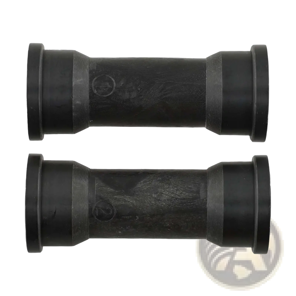 Black rubber bicycle hub bearings shown from the back side for rowing machine bearing pulley with high load capacity