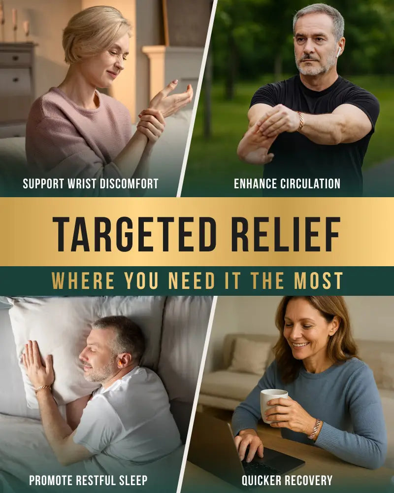 Gold-toned rugged copper magnetic twist therapy bracelet with sleek minimalist design for targeted relief