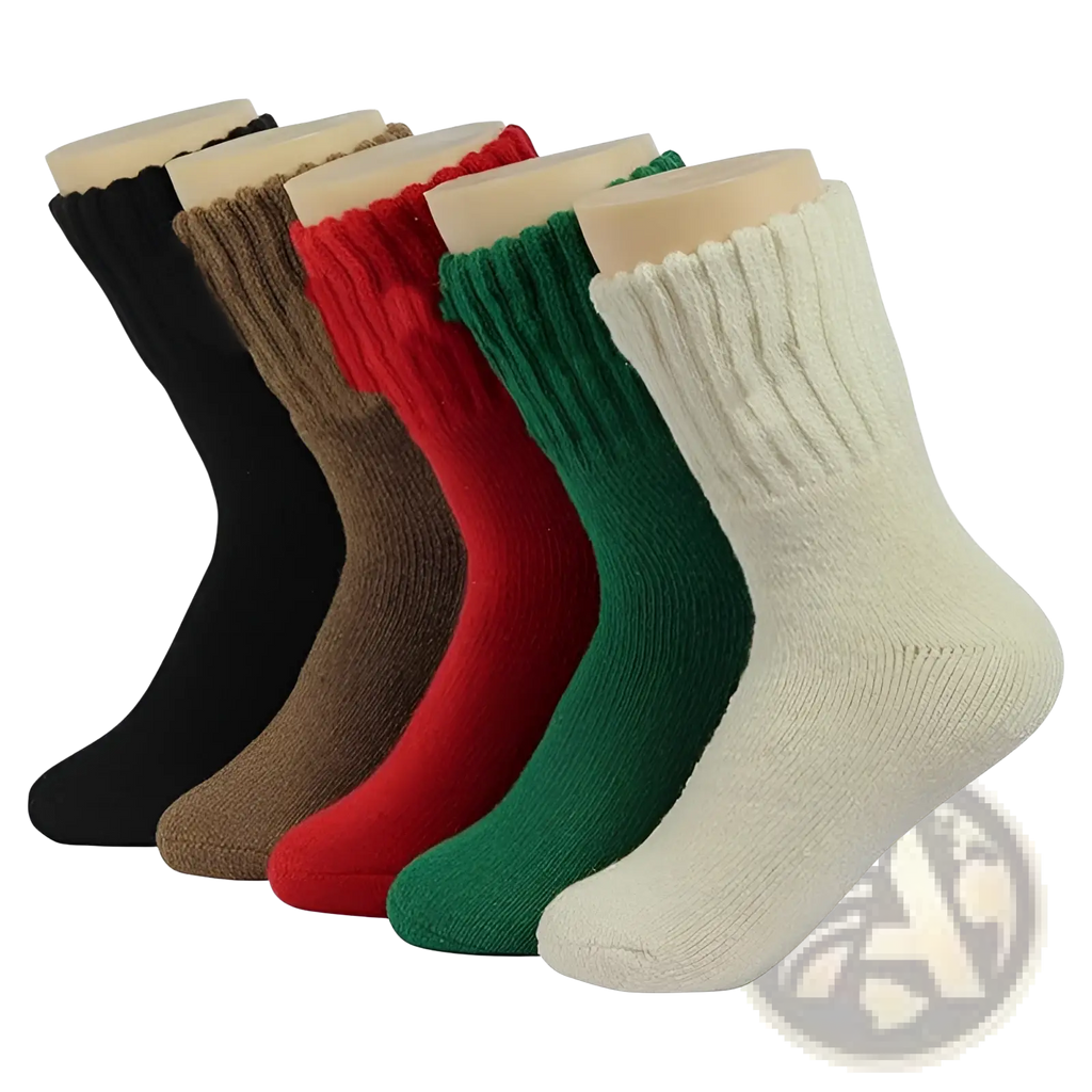 A cream-colored ribbed-knit wool blend running sock with thick cushioning and a soft textured finish