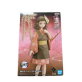 Bandai pvc 16cm sabito makomo tsuyuri action figure set featuring tsuyuri kanao in brown peach cherry blossom robes