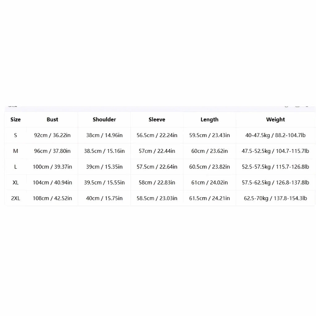 Size chart for satin bow tie blouse women formal work shirt with measurements in centimeters and inches from S to 2XL