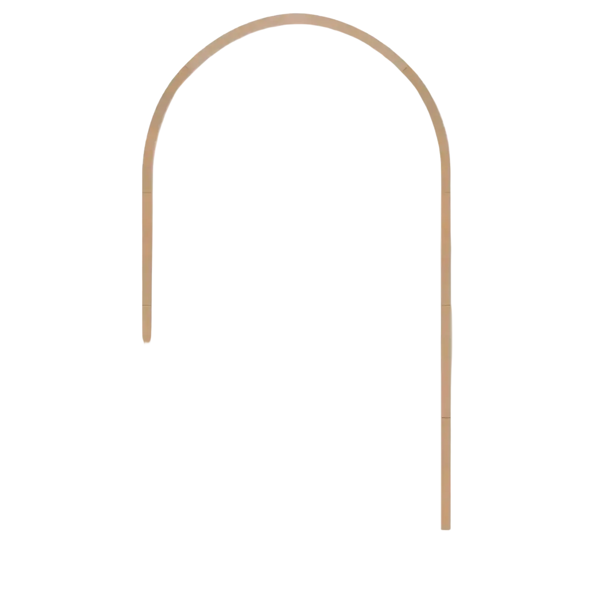 Beige woven vase with geometric pattern holding dried pampas grass alongside scalloped wood wall arch diy decor trim