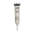 White tube of Huatao brand elephant ivory wood repair paste and touch-up paint with nozzle tip for complementary paint use
