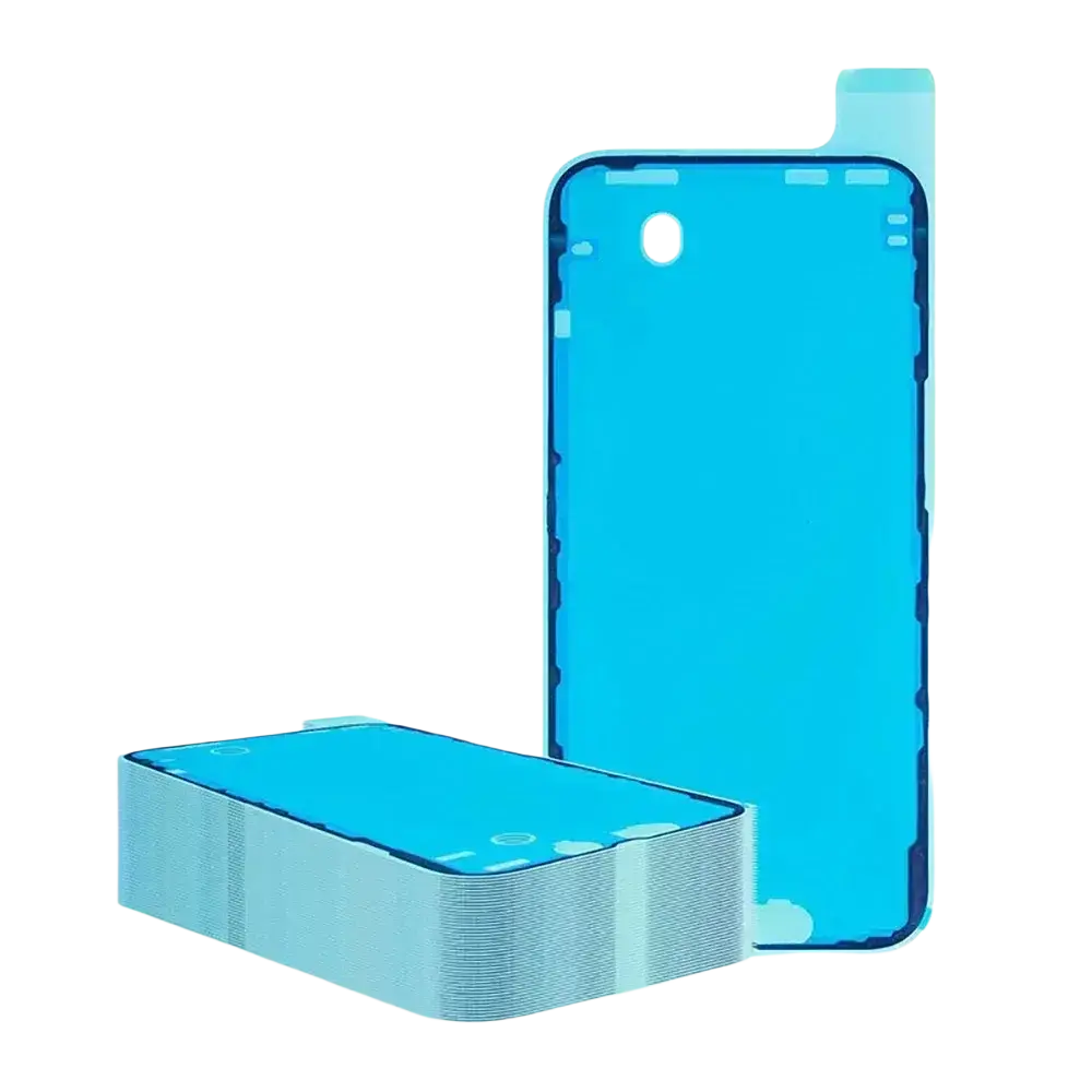 Blue transparent screen adhesive strips for iphone waterproof seal replacement made of durable material