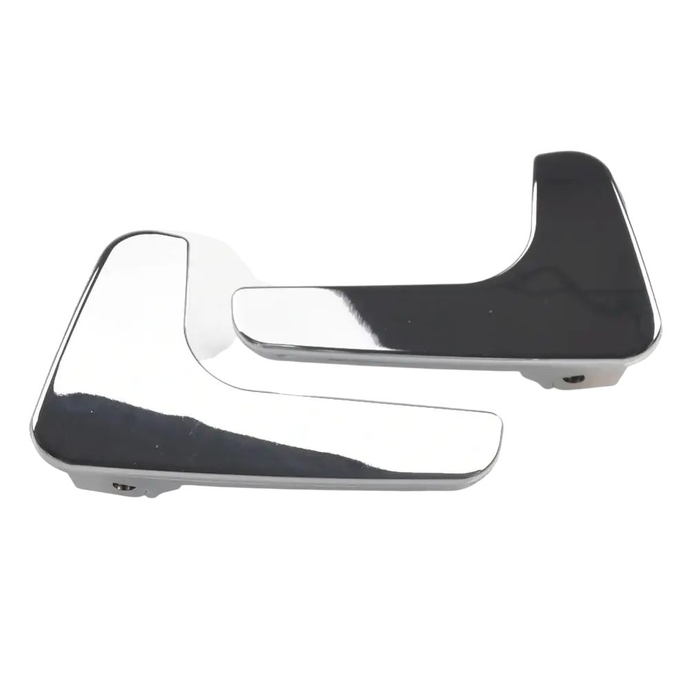 Chrome finished l-shaped car door handle trim pieces for seat cordoba ibiza interior replacement parts