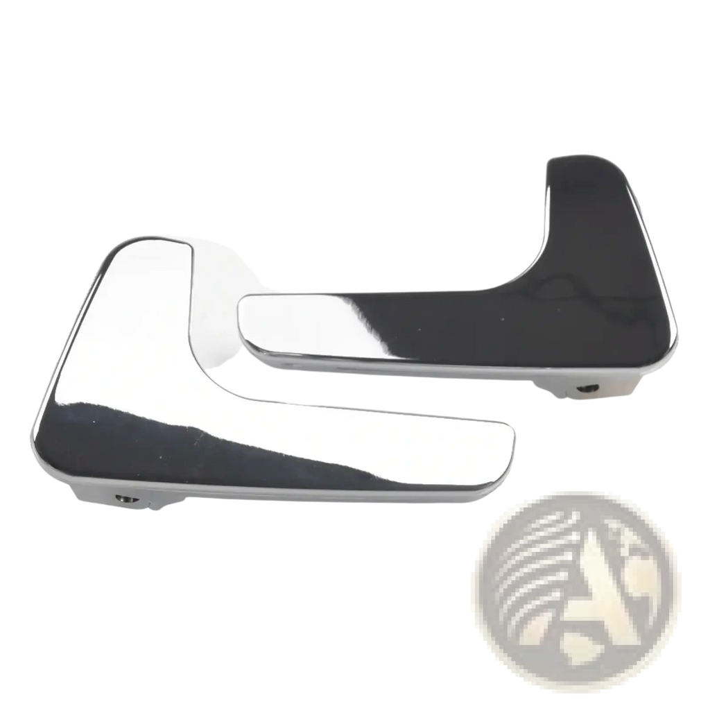 Chrome finished l-shaped car door handle trim pieces for seat cordoba ibiza interior replacement parts