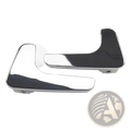Chrome finished l-shaped car door handle trim pieces for seat cordoba ibiza interior replacement parts