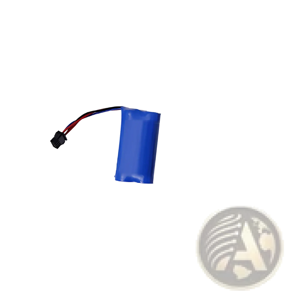 Blue rectangular lithium-ion battery with red and black wires for shark electric water gun high pressure p90 water toy