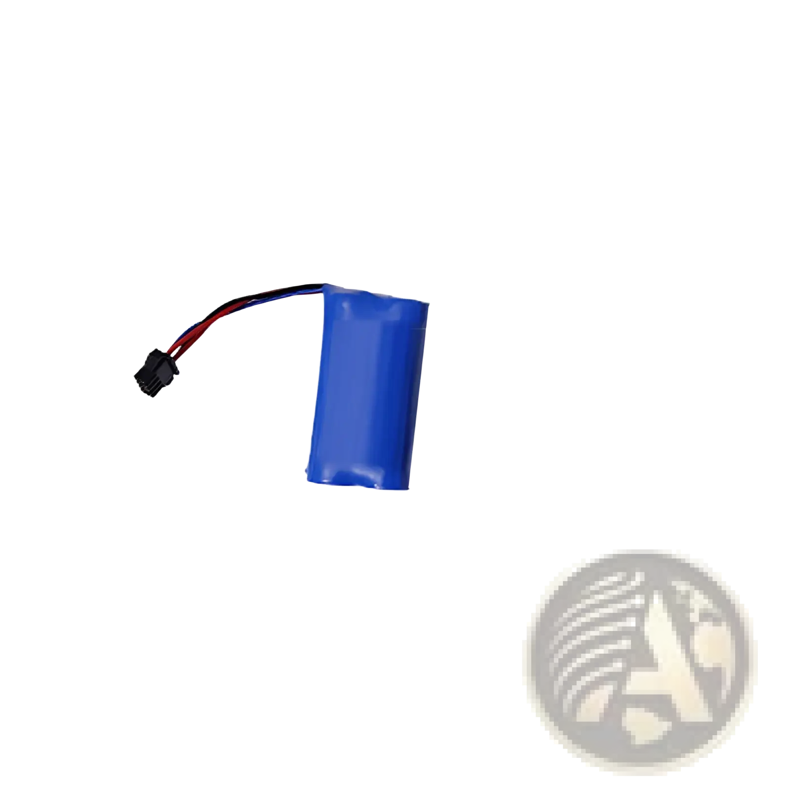 Blue rectangular lithium-ion battery with red and black wires for shark electric water gun high pressure p90 water toy