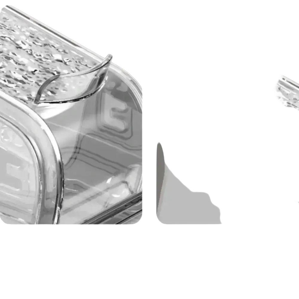 Clear plastic shoe slots organizer with textured non-slip surface and anti-skid baffle for double layer shoe rack