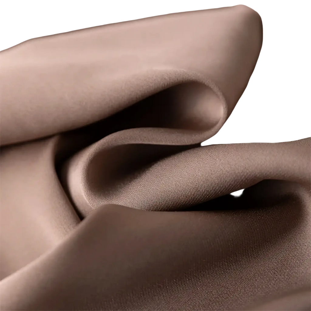 Silk blazer women one button office jacket in soft muted taupe silk fabric with smooth flowing drape and subtle sheen