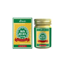 Xi month nourishing face cream for radiant skin relief in green and gold jar with matching box featuring traditional patterns