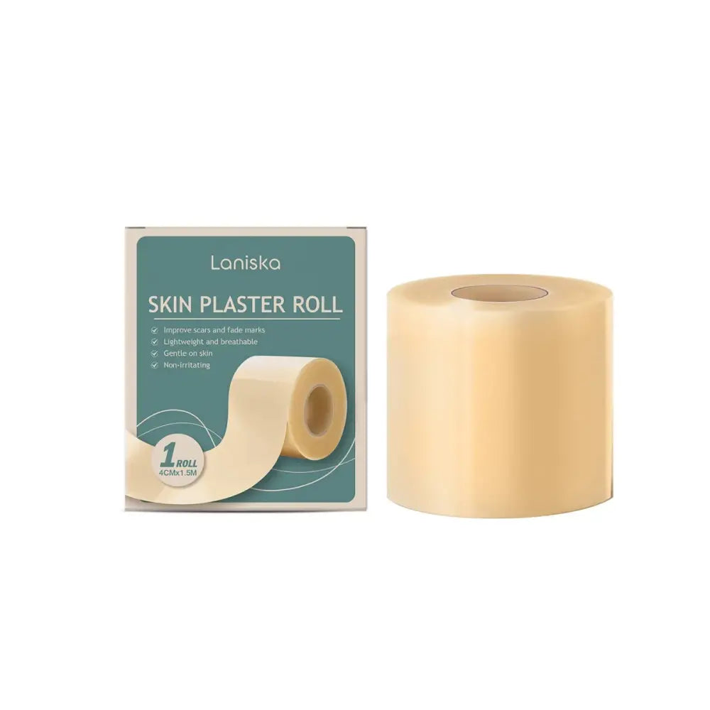 Laniska hydrating skin plaster roll in beige with smooth lightweight adhesive surface for gentle skin protection