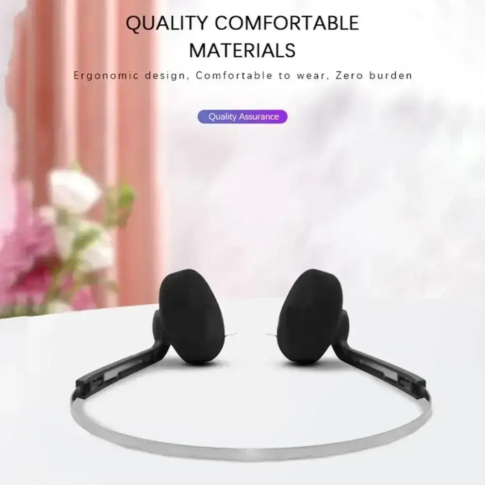 Small headphones retro wired black over ear headphones with sleek ergonomic design and adjustable headband