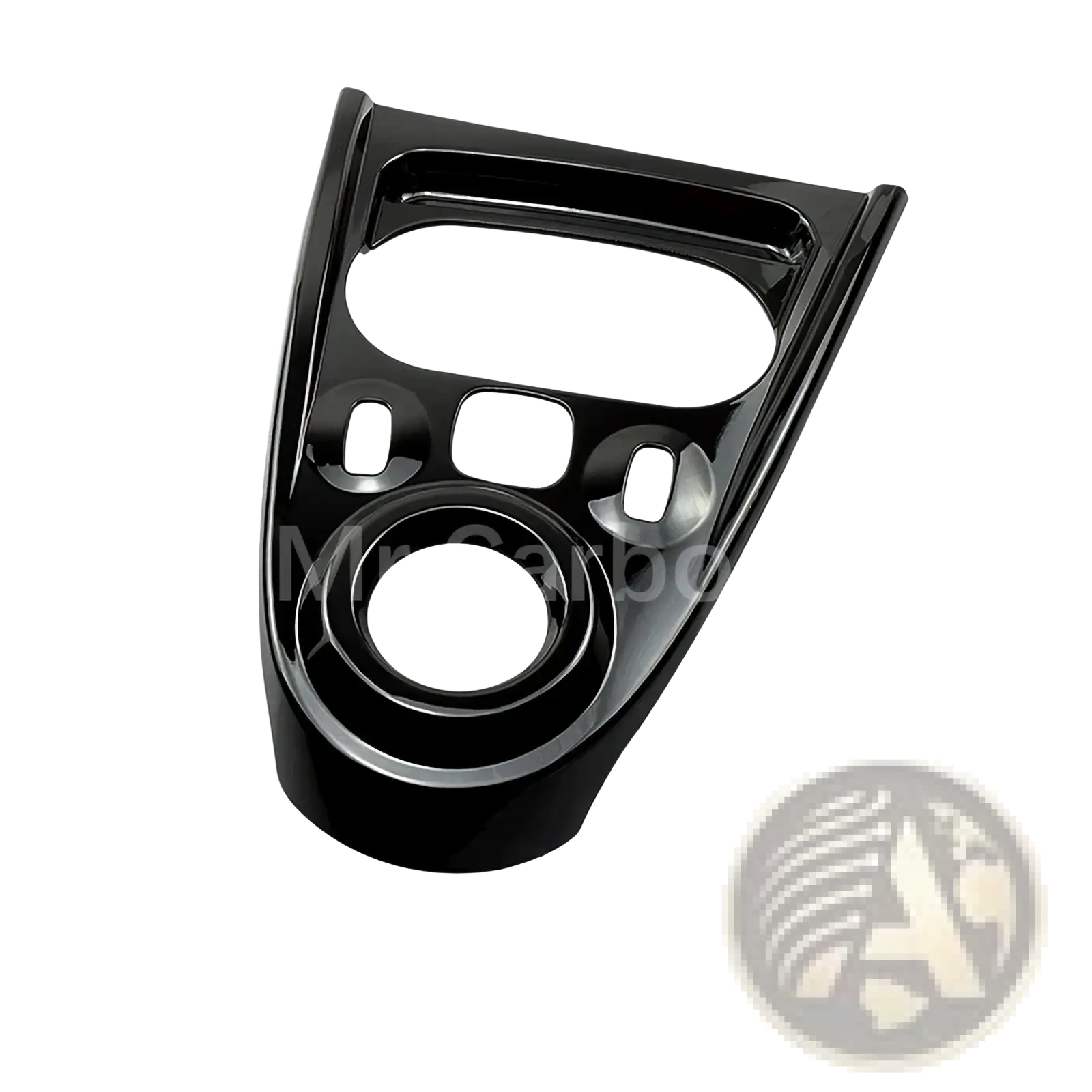 Black glossy plastic dashboard trim for smart 453 fortwo forfour included in black interior exterior trim kit