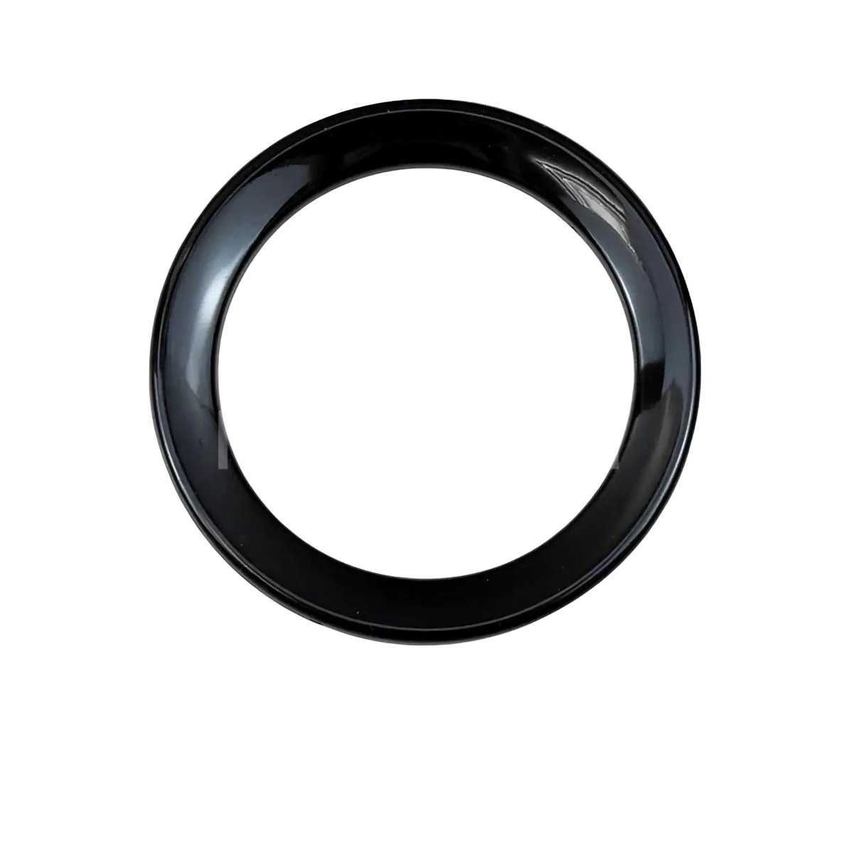 Black glossy circular ring made of durable material for smart 453 fortwo forfour interior exterior trim kit