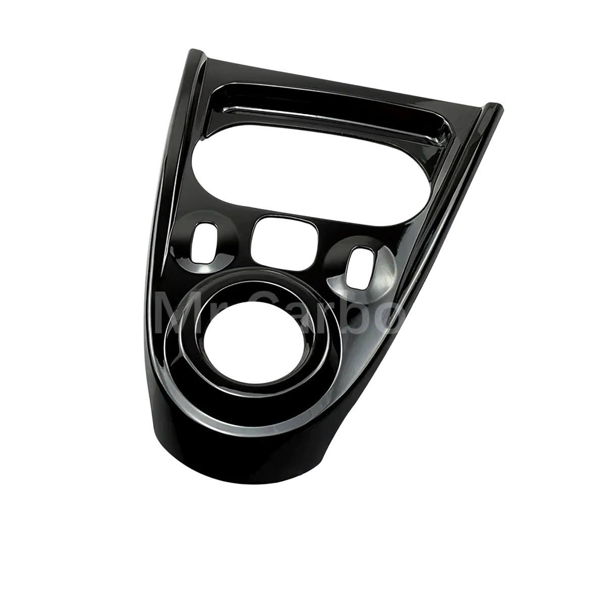 Black glossy plastic dashboard trim for smart 453 fortwo forfour included in black interior exterior trim kit