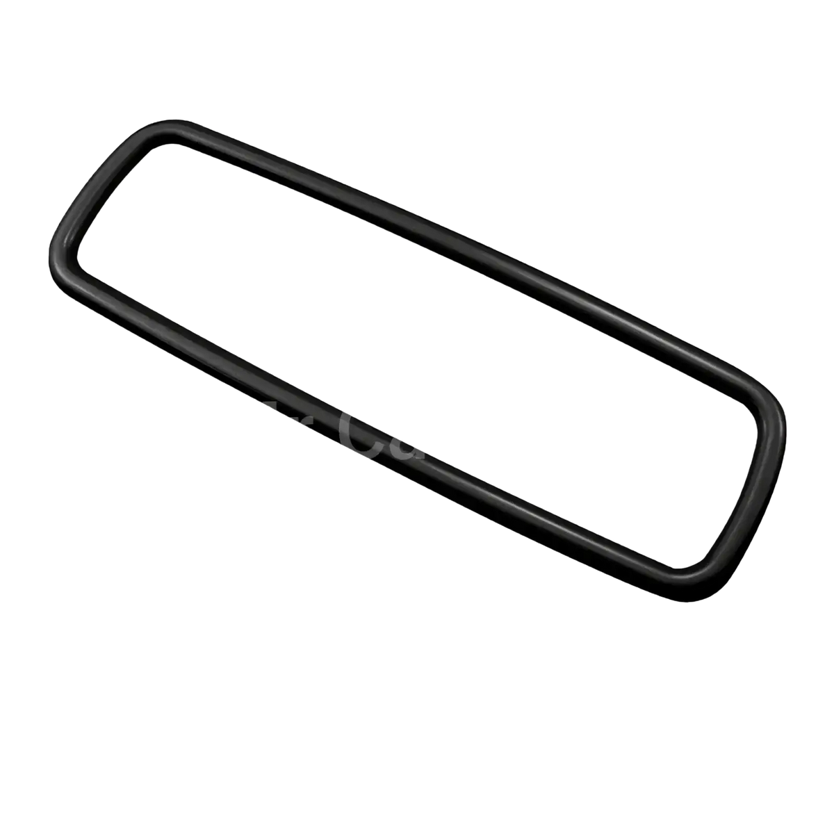 Black rubberized frame for car rearview mirror designed for smart 453 fortwo forfour in the smart 453 black interior exterior trim kit