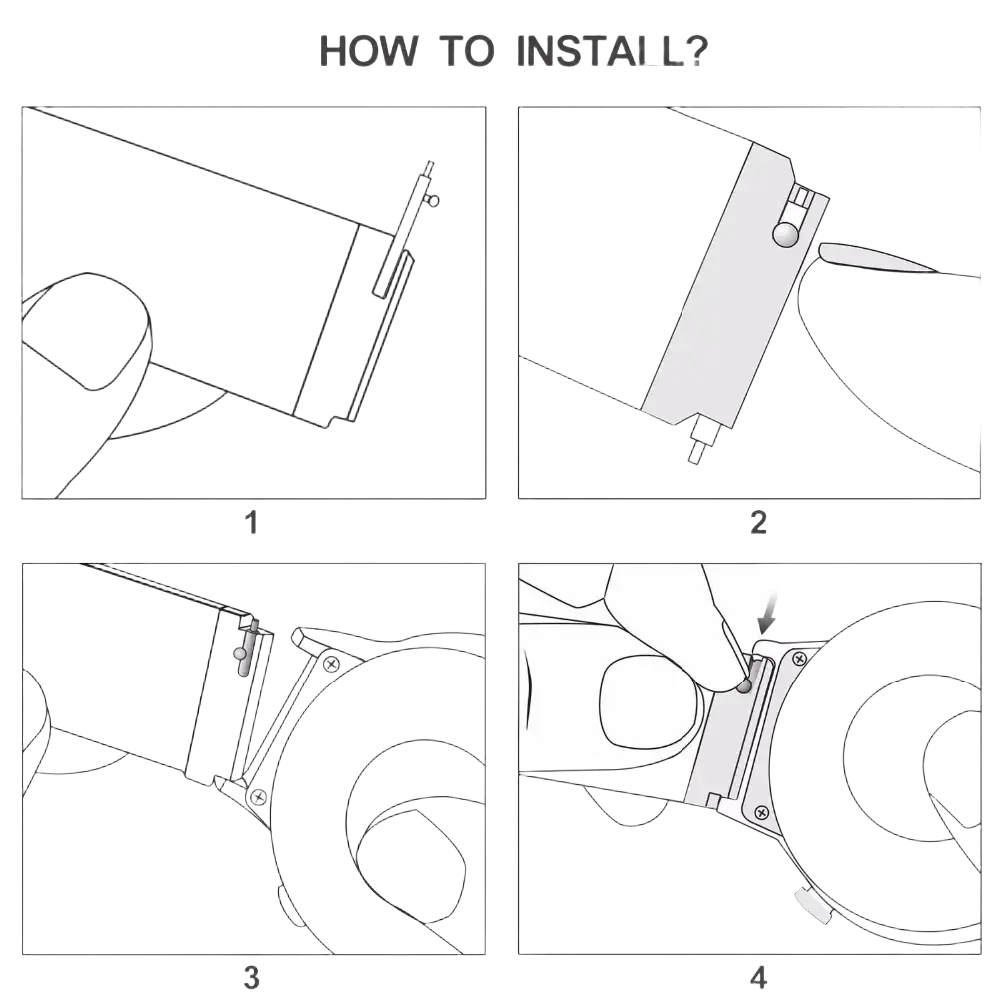 Silver-toned metal smartwatch watch strap band with sliding clasp and screw fastening system for Garmin Vivoactive