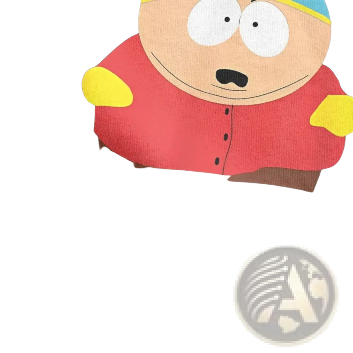 Black cotton men’s t-shirt featuring cartoon eric cartman from South Park with im going home text below graphic