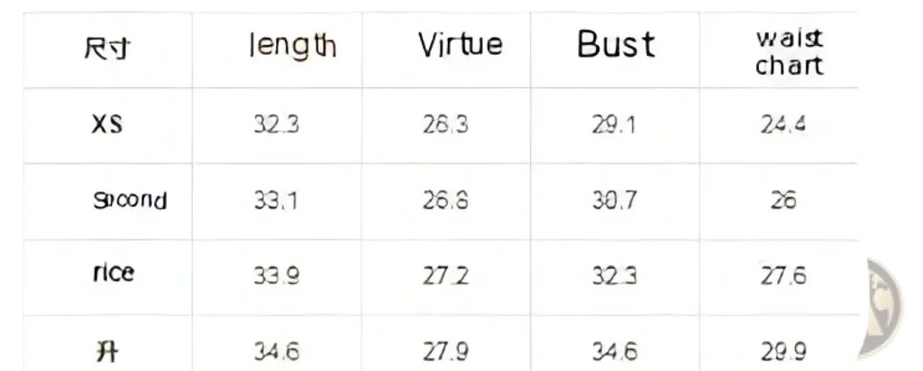 Size chart displaying length bust waist measurements for square neck lantern sleeve slim mini dress in various sizes