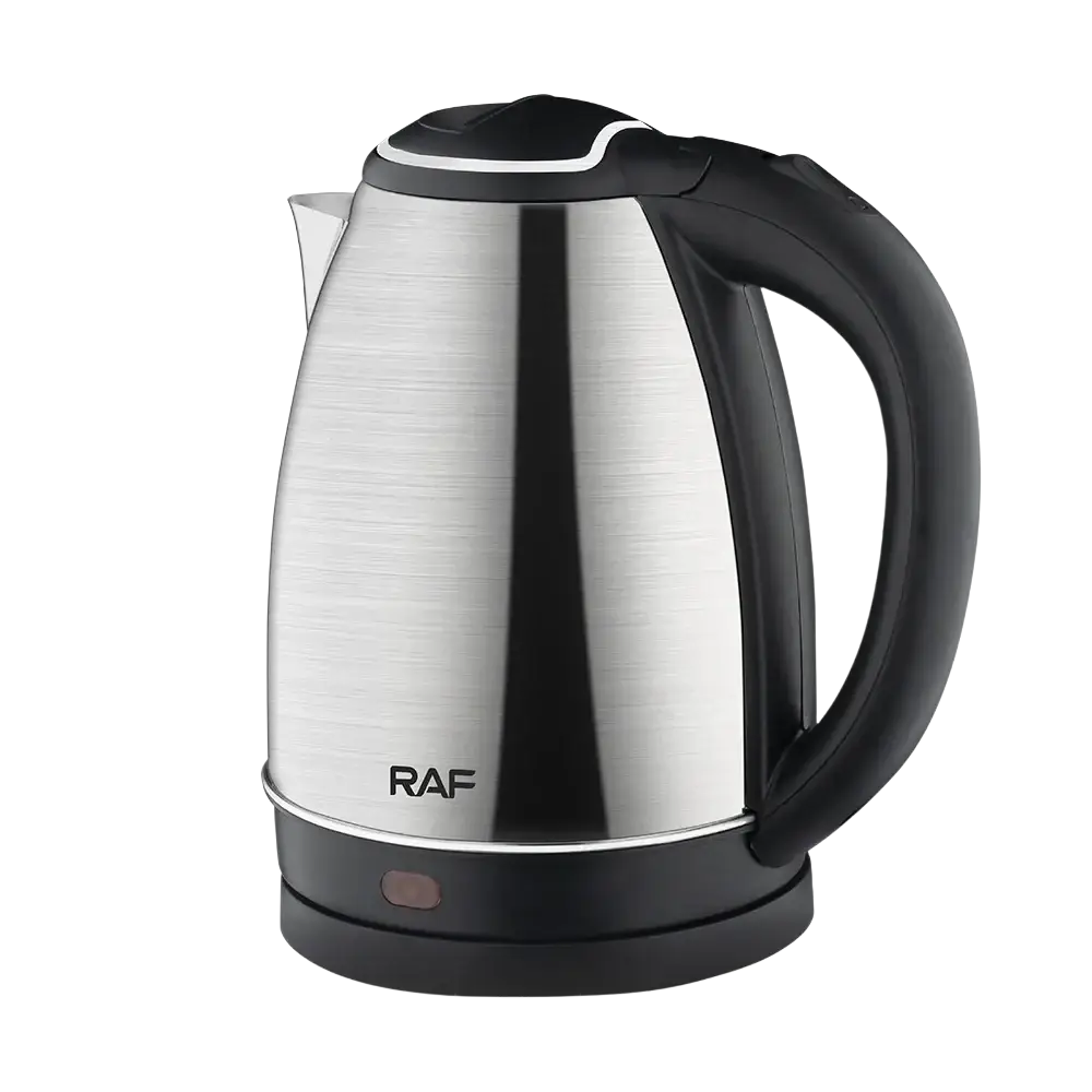 Black and stainless steel electric kettle with sleek modern design stainless steel electric kettle 2l 1500w