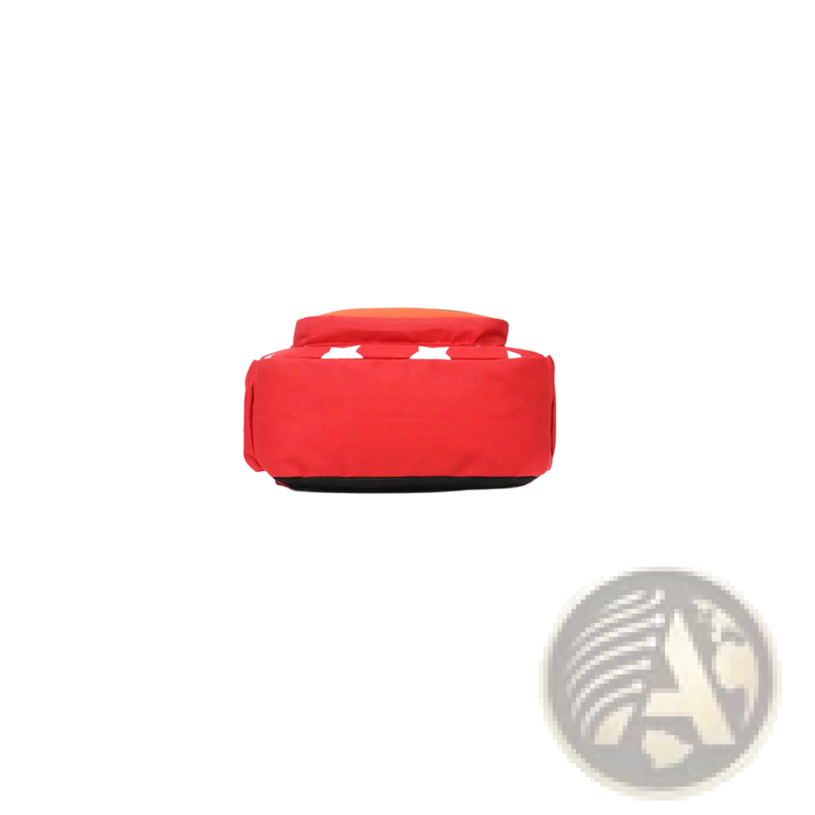 Red star print soccer backpack with black base and white star accents featuring a bear coin purse accessory