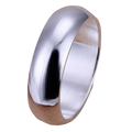 Sterling silver round band ring with polished smooth profile and reflective inner surface high quality rings size 5 to 10 luxury fashion jewelry