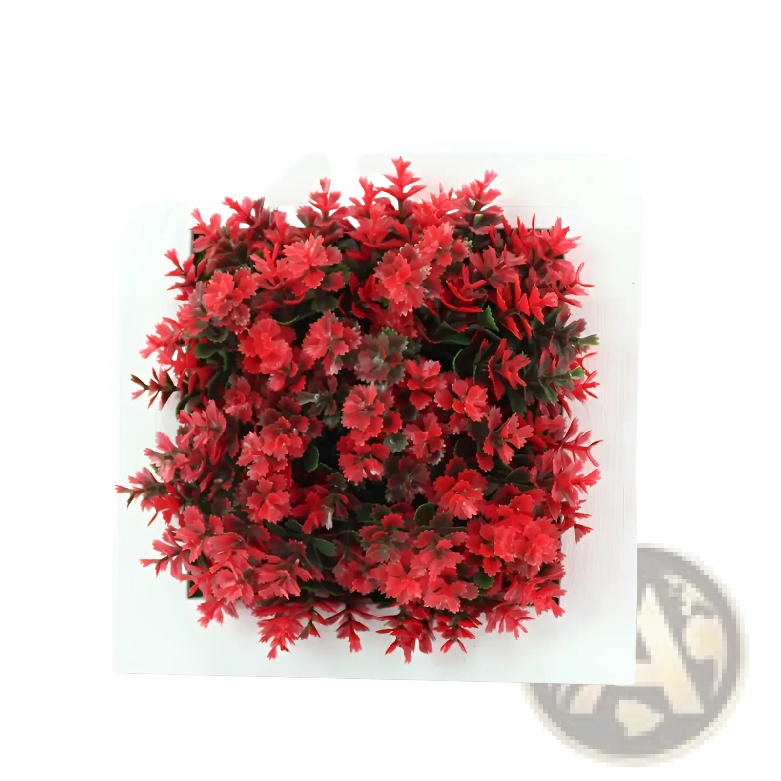 Succulent wall decor 3d artificial hanging plants with vibrant red layered foliage and subtle green accents