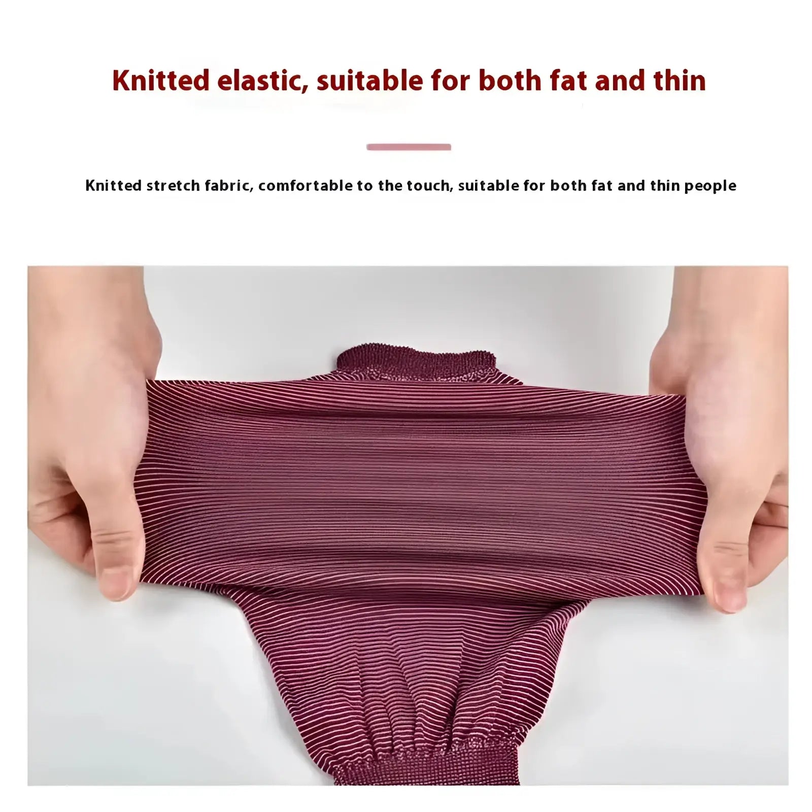 Maroon knitted stretch sun protection cooling arm sleeves with ribbed texture and elastic cuffs for breathability