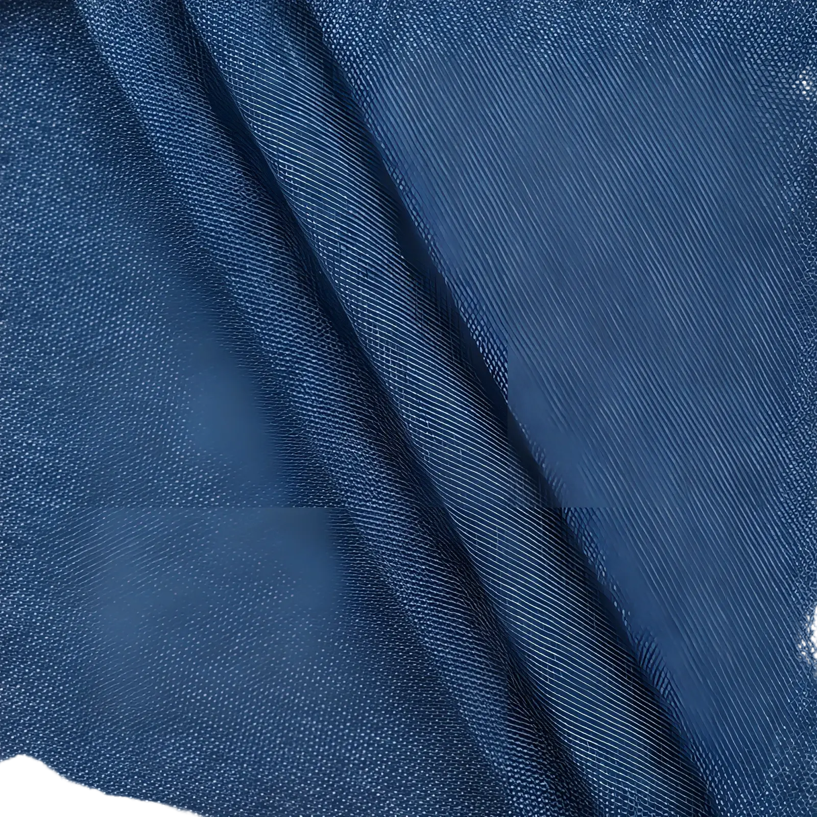Blue denim fabric with a textured woven pattern for sweetheart neckline denim corset mini dress material close-up