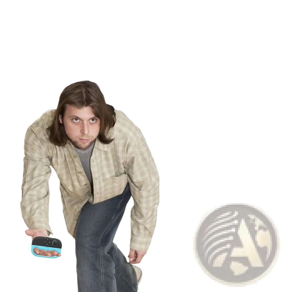 Blue and orange plastic grip handles for nintendo switch joy-con in the switch 2 sports accessories kit 18 in 1