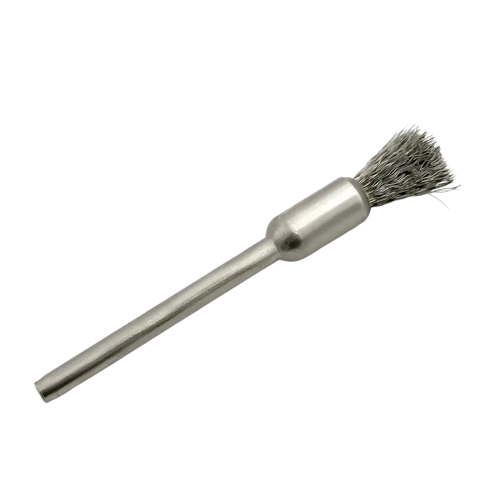 50mm stainless steel wire brush with dense metallic bristles in a t handle screwdriver and wire brush rotary tool kit