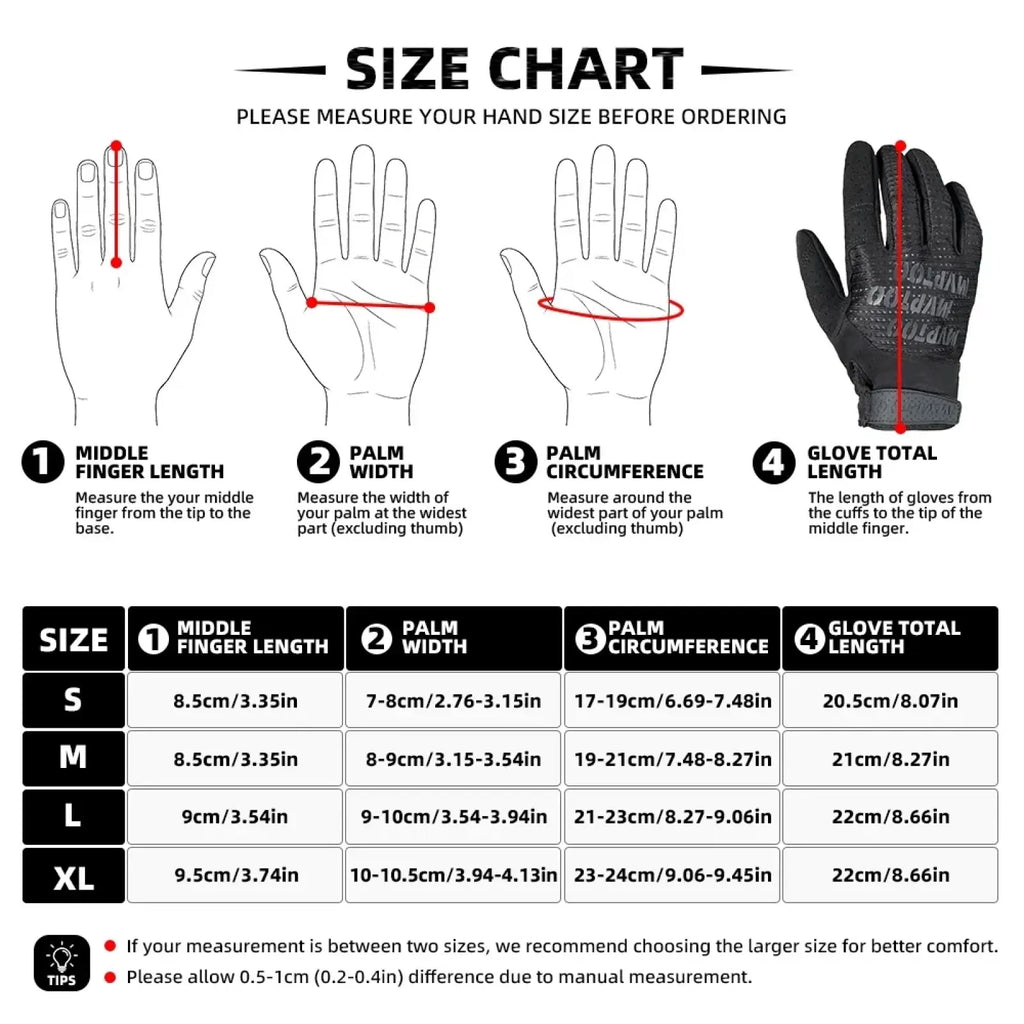 Black tactical touchscreen glove with textured grip and reinforced knuckle padding for lightweight outdoor sports use