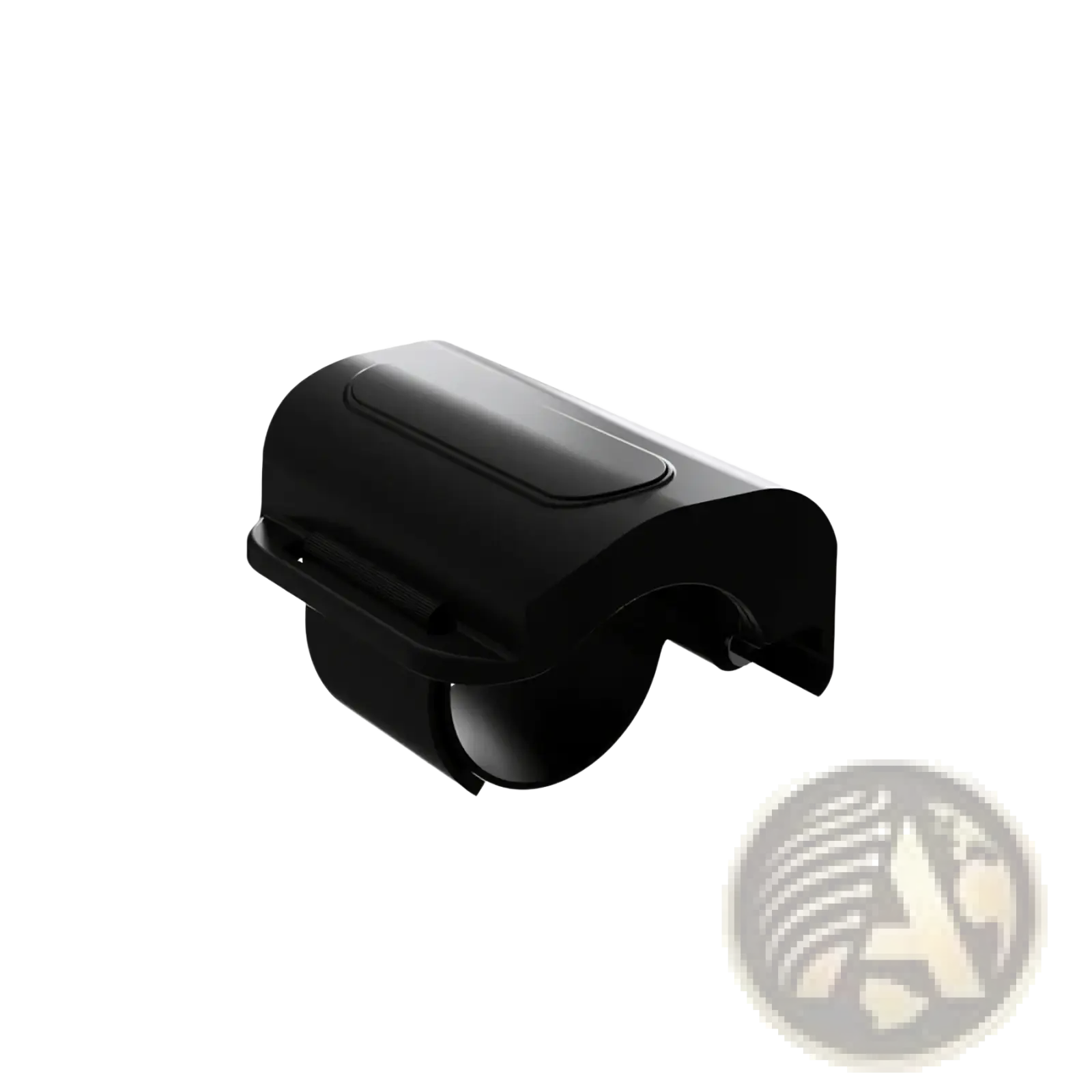 Black Asita brand bicycle handlebar grip cover with sleek curved design and smooth plastic finish for telescopic fitness bar and hanging rod