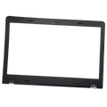 Black plastic laptop bezel with integrated webcam and silver metal hinges for thinkpad e570 e570c e575 models