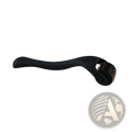 Black titanium beard roller with 540 microneedles features a smooth ergonomic handle and dense fine metallic needles