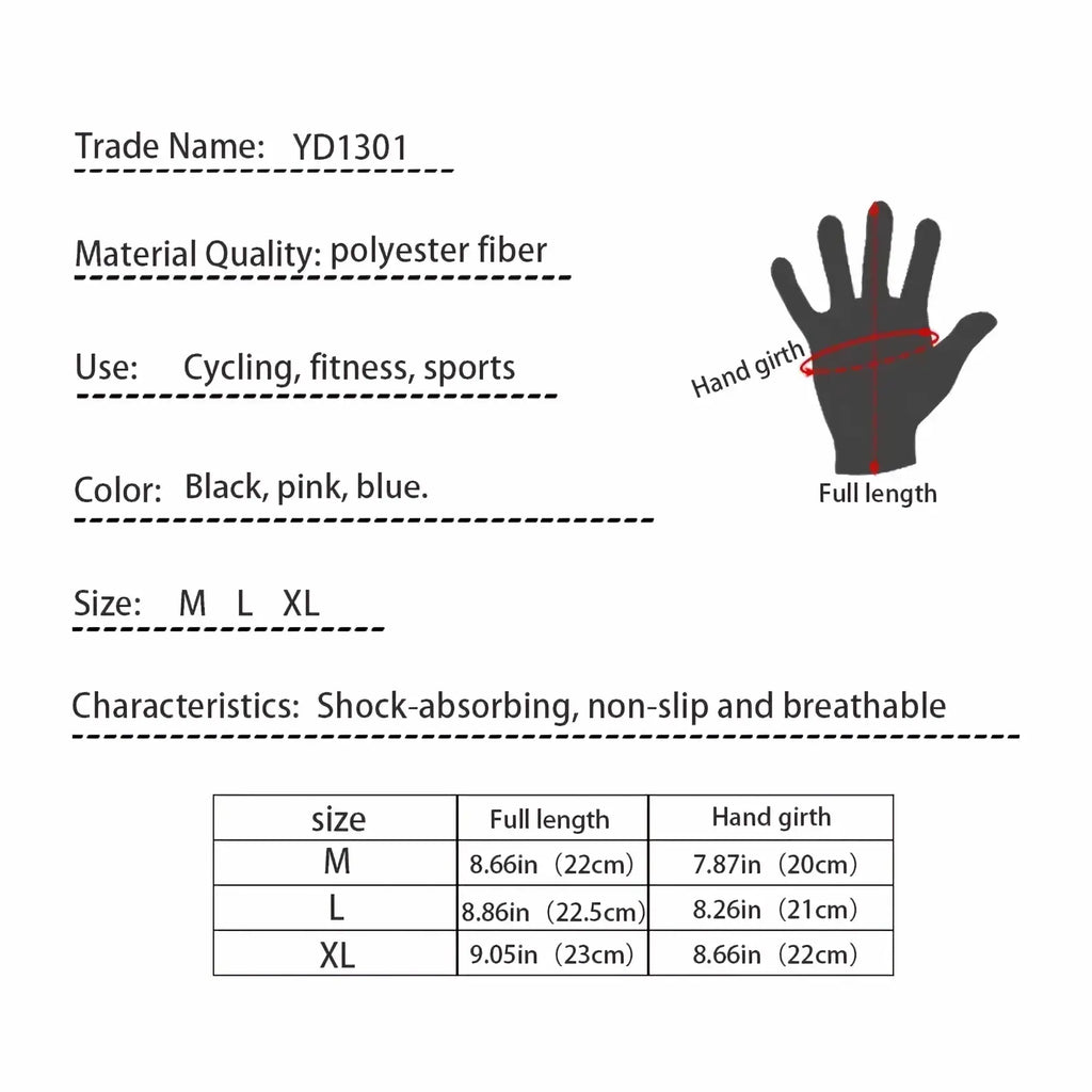 Black pink and blue polyester touchscreen winter cycling gloves with shock-absorbing non-slip design back side view