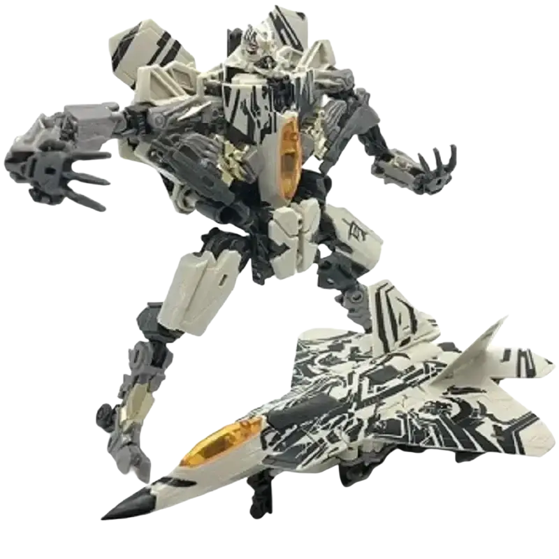 Transformers studio series red spider ss06 Decepticon action figure in gray black camouflage with gold accents finished goods