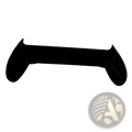 Black velvet jewelry display stand with curved ergonomic ends for the trimui smart ergonomic gaming grip handle