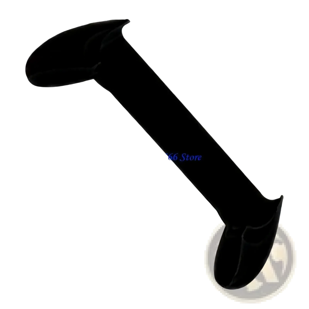 Black velvet jewelry display stand with sleek curved design for trimui smart ergonomic gaming grip handle
