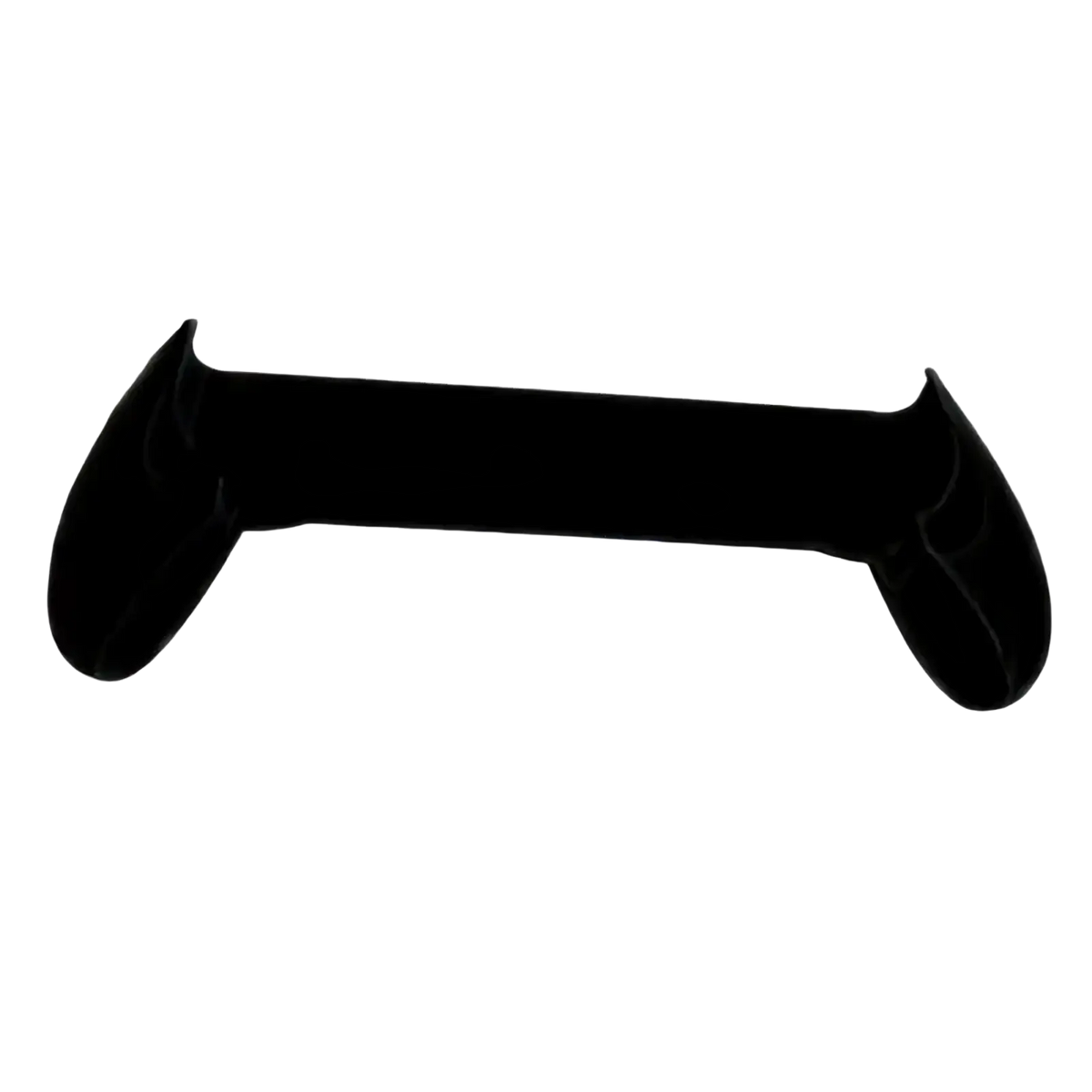 Black velvet jewelry display stand with curved ergonomic ends for the trimui smart ergonomic gaming grip handle