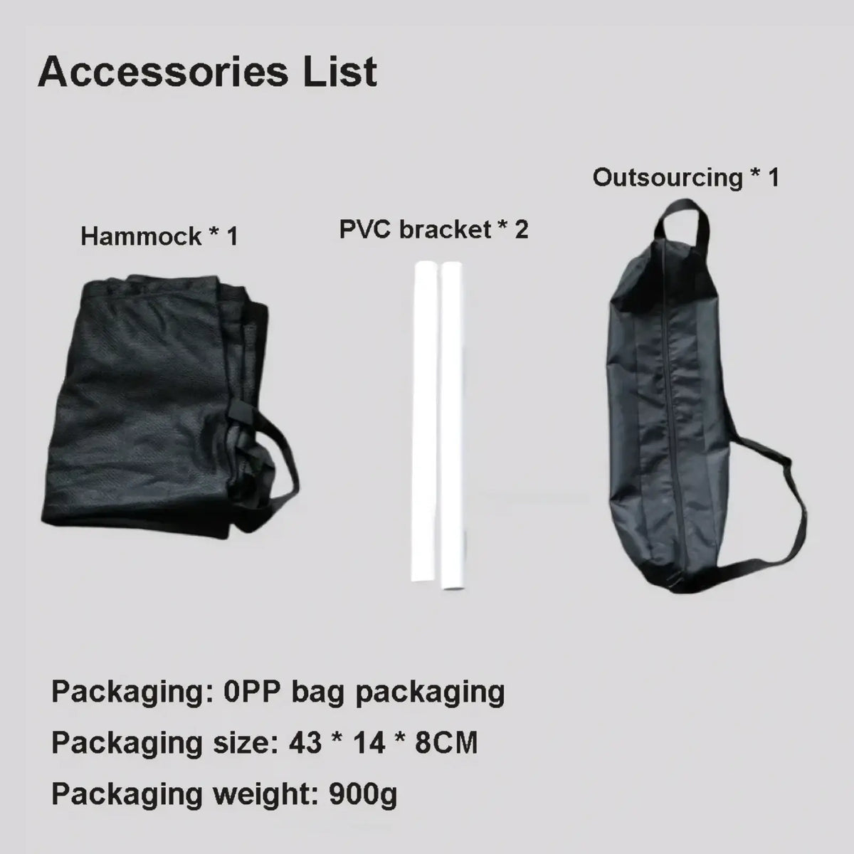 Black mesh polyester truck cab travel hammock in compact foldable package with adjustable straps for easy transport