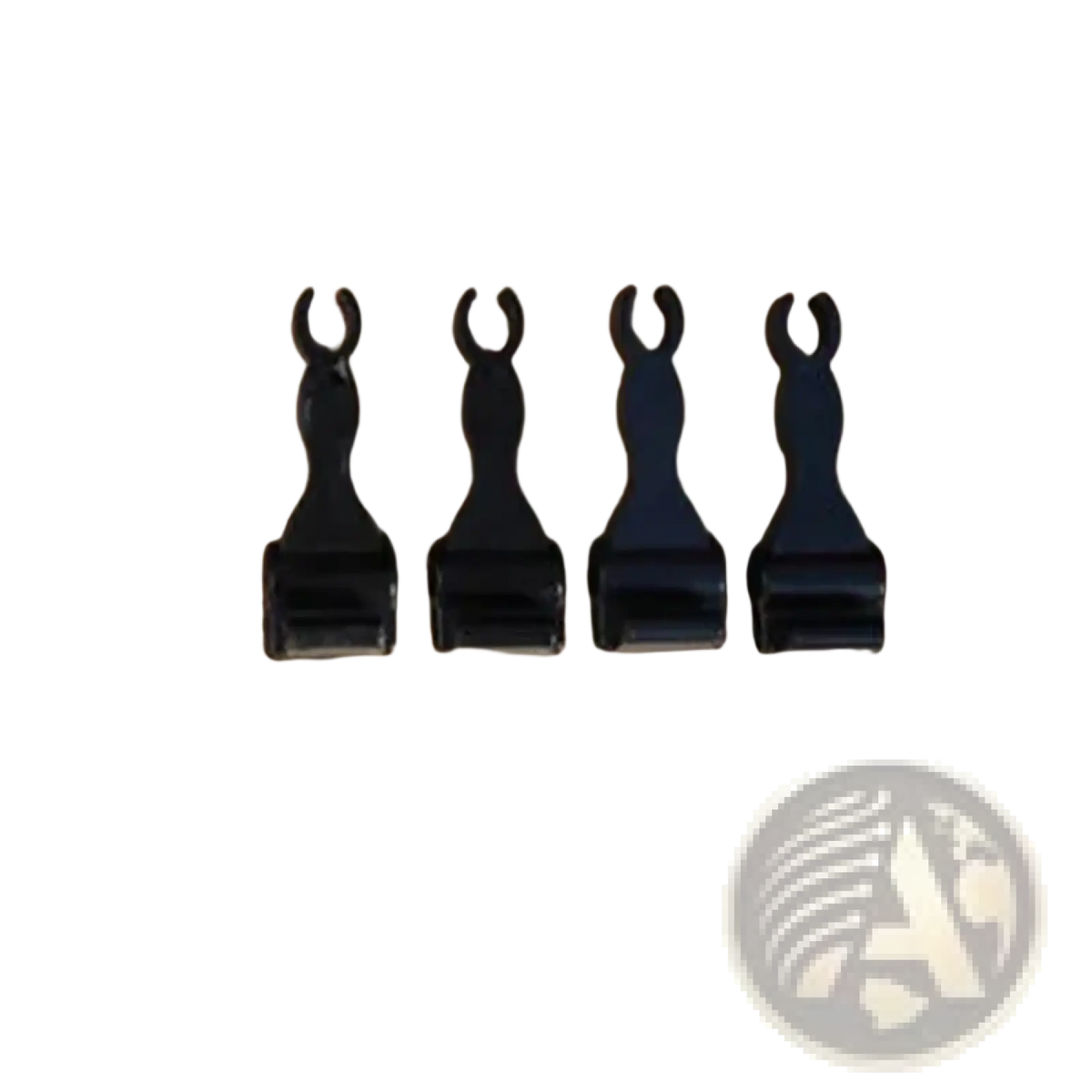 Black plastic clip attachments made of durable plastic for trunk curtain clip replacement hook auto fastener use