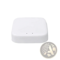 Tuya zigbee bluetooth smart gateway hub is a white rectangular multi mode device with zigbee and bluetooth connectivity logos