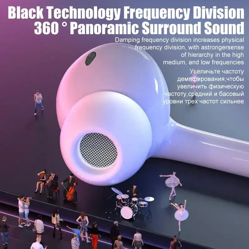 White type c wired earphone pro max with sleek glossy finish and circular mesh grille on the front