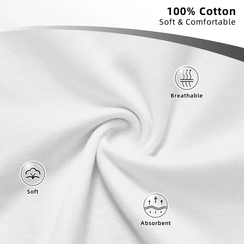 White uma musume anime cotton t-shirt made of soft breathable absorbent 100% cotton fabric for comfortable wear